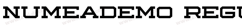 NumeaDEMO Regular字体转换 NumeaDEMO Regular字体转换